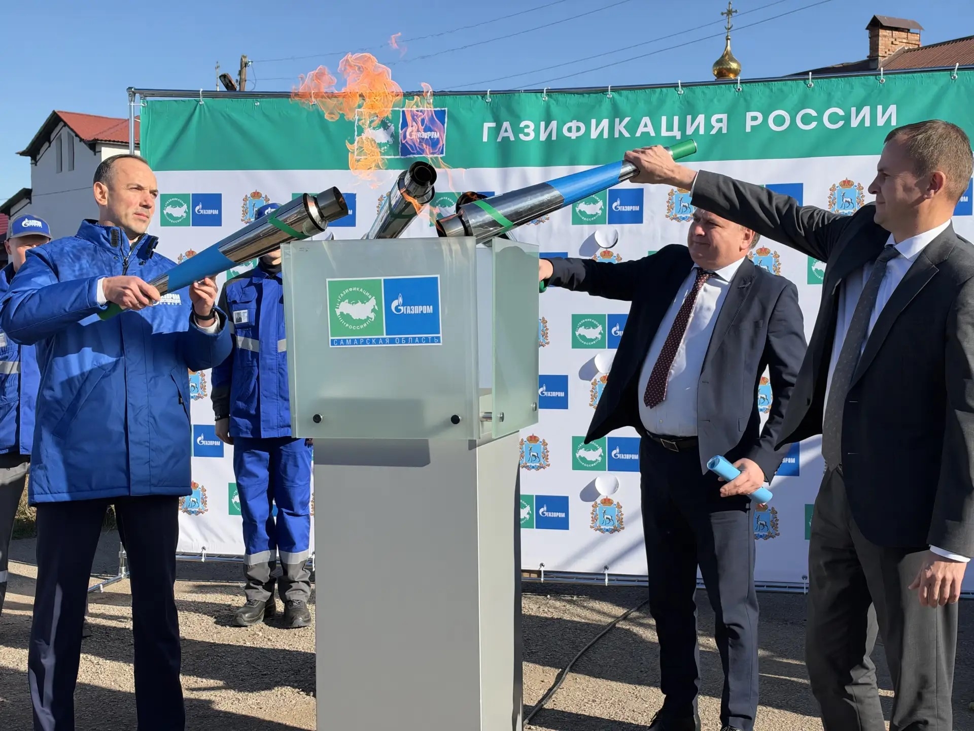 Четыре населенных пункта сельского поселения Рождествено подключены к газоснабжению